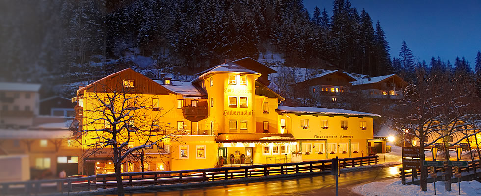 Hotel Hubertushof Hüttau / Salzburg: günstig Skiurlaub, Familienurlaub, Wandern
