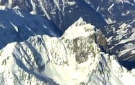 Alpen Flug mit Heißluftballon